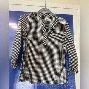 Vineyard Vines Black and White Checkered Shirt